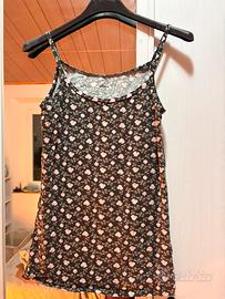 Canotta Tezenis a fiori – spalline sottili