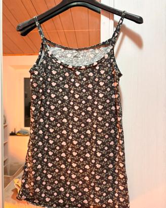 Canotta Tezenis a fiori – spalline sottili