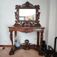 Console antica originale dell'800 napoletano