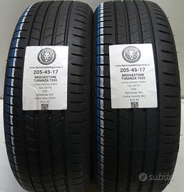 2 GOMME 205 45 17 BRIDGESTONE A49063