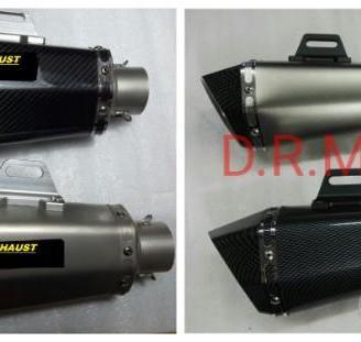 scarico UNIVERSALE trioval FULL VERO CARBONIO TITA