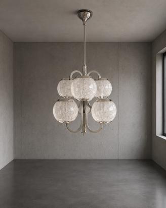 Lampadario Space Age att.le Carlo Nason Mazzega