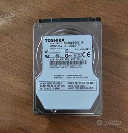 hdd hard disk 2,5" TOSHIBA 160GB