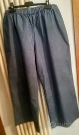 jeans donna a zampa d'elefante 