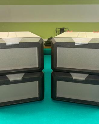 Set 4 portacassette vintage Posso anni ‘80