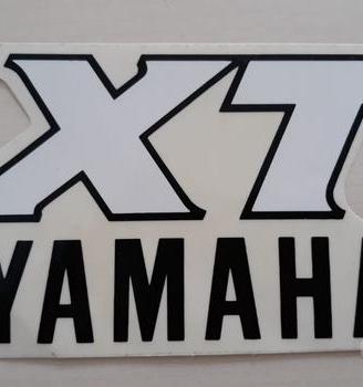 Emblema adesivo big star per yamaha xt