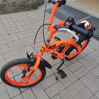 Bicicletta Bimbo Rossa  Diametro cm 24