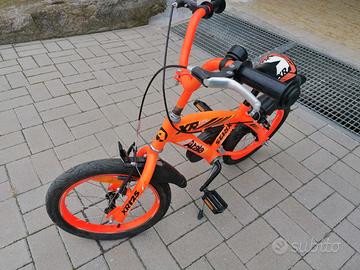 Bicicletta Bimbo Rossa  Diametro cm 24