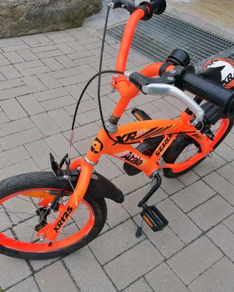 Bicicletta Bimbo Rossa  Diametro cm 24