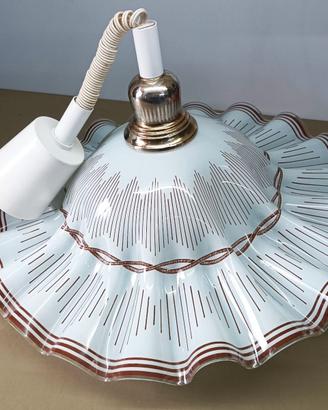 Lampadario da soffitto per cucina in vetro