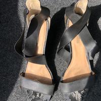 Scarpe Geox tacco 7 usate misura 37 nere