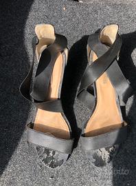 Scarpe Geox tacco 7 usate misura 37 nere