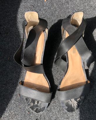 Scarpe Geox tacco 7 usate misura 37 nere