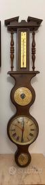 Stazione Meteo Vintage con Orologio a Parete