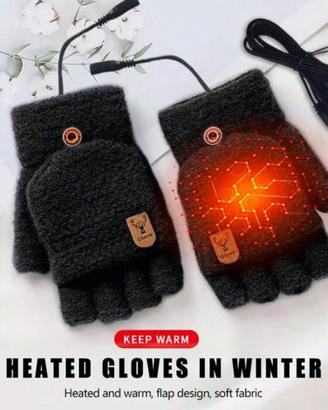 Guanti Riscaldati USB con Controllo Temperatura