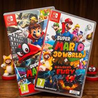 Super Mario odyssey + Mario 3D World Switch