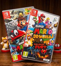 Super Mario odyssey + Mario 3D World Switch