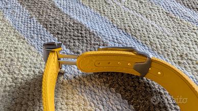 CINTURINO SILICON GIALLO SWATCH X OMEGA MOONSWATCH
