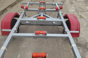 Carrello barca omologato mta anglani 650kg