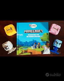 Lotto MINECRAFT: libro conad +4 figure Mc Donald's