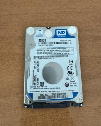Hard disk 500 gb WD blue