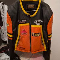 giacca in vera pelle da moto