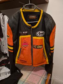 giacca in vera pelle da moto