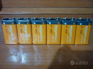 batterie alcaline 9Volt piatte nuove