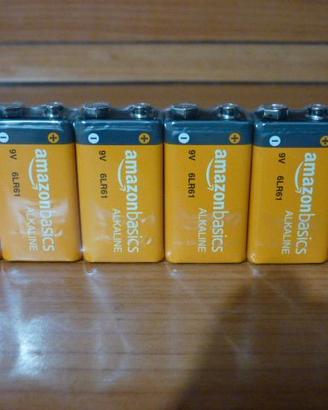 batterie alcaline 9Volt piatte nuove