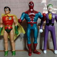 Action Figure Batman Spiderman vintage lotto