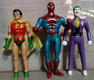 Action Figure Batman Spiderman vintage lotto