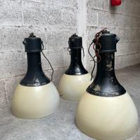 LAMPIONE STRADALE INDUSTRIALE VINTAGE ANNI 50