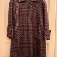 Splendido cappotto vintage donna pied de poule