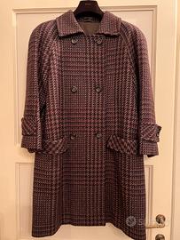 Splendido cappotto vintage donna pied de poule