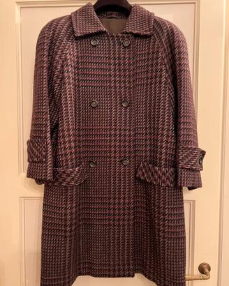 Splendido cappotto vintage donna pied de poule