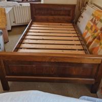Letto una piazza e mezza in legno artigianale