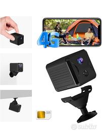 UCOCARE Mini Telecamera con SIM 4G da Interno Senz