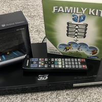 Lettore Blu Ray + occhiali 3d