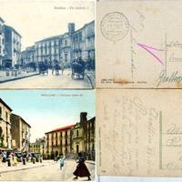Cartoline Avellino, Via Umberto I Dogana, Castello