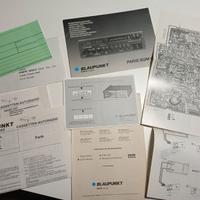 RARO set documenti  Blaupunkt (Bosch) Paris SQM 48