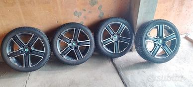 cerchi x BMW da 17 x 7,5 j con gomme invernali