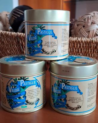 Scatolette latta Pastiglie Valda