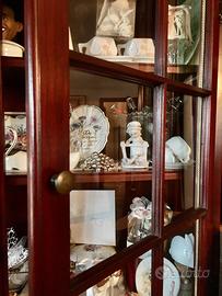 Mobile Vetrinetta Fantoni 80s ciliegio massello