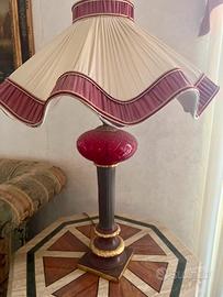 Lampada in vetro di murano anni 70 altezza 90