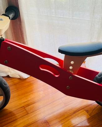 Mini balance bike 2 in 1 in legno