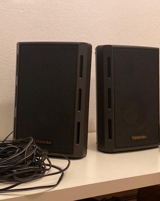 Coppia casse Toshiba 8 ohm 5 Watt