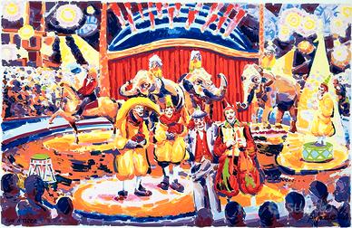 Faccincani A. Luce sul Circo a Montecarlo Serigr.