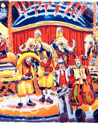 Faccincani A. Luce sul Circo a Montecarlo Serigr.