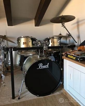 Batteria Pearl Export Series completa di Rack
