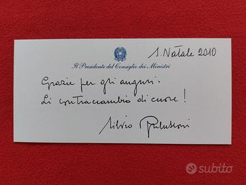Silvio Berlusconi Pres. Consiglio Auguri Natale 